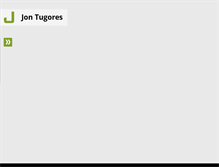 Tablet Screenshot of jontugores.com